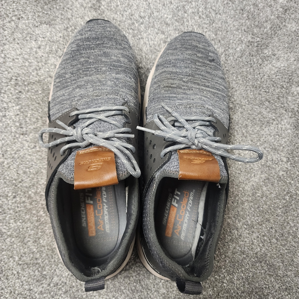 Skechers Gray and Brown Athletic Shoes